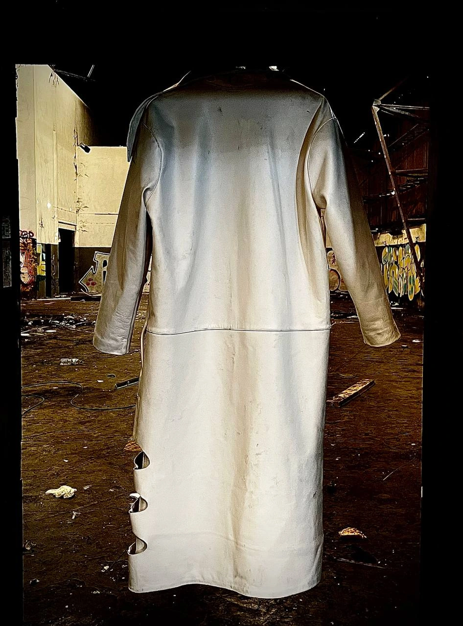 Leather Trench Coat «The Process of Becoming Samson», image 14